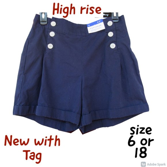 POPSUGAR Pants - Deleting NWT High rise cuffed short size 18